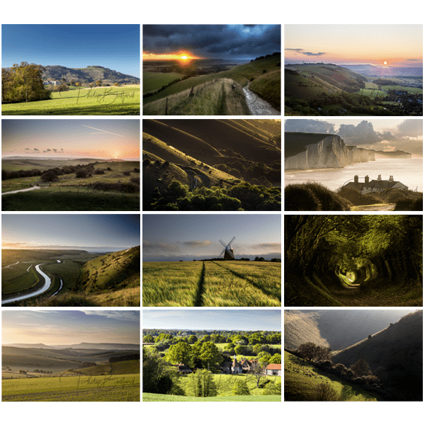 photo prints of the south downs