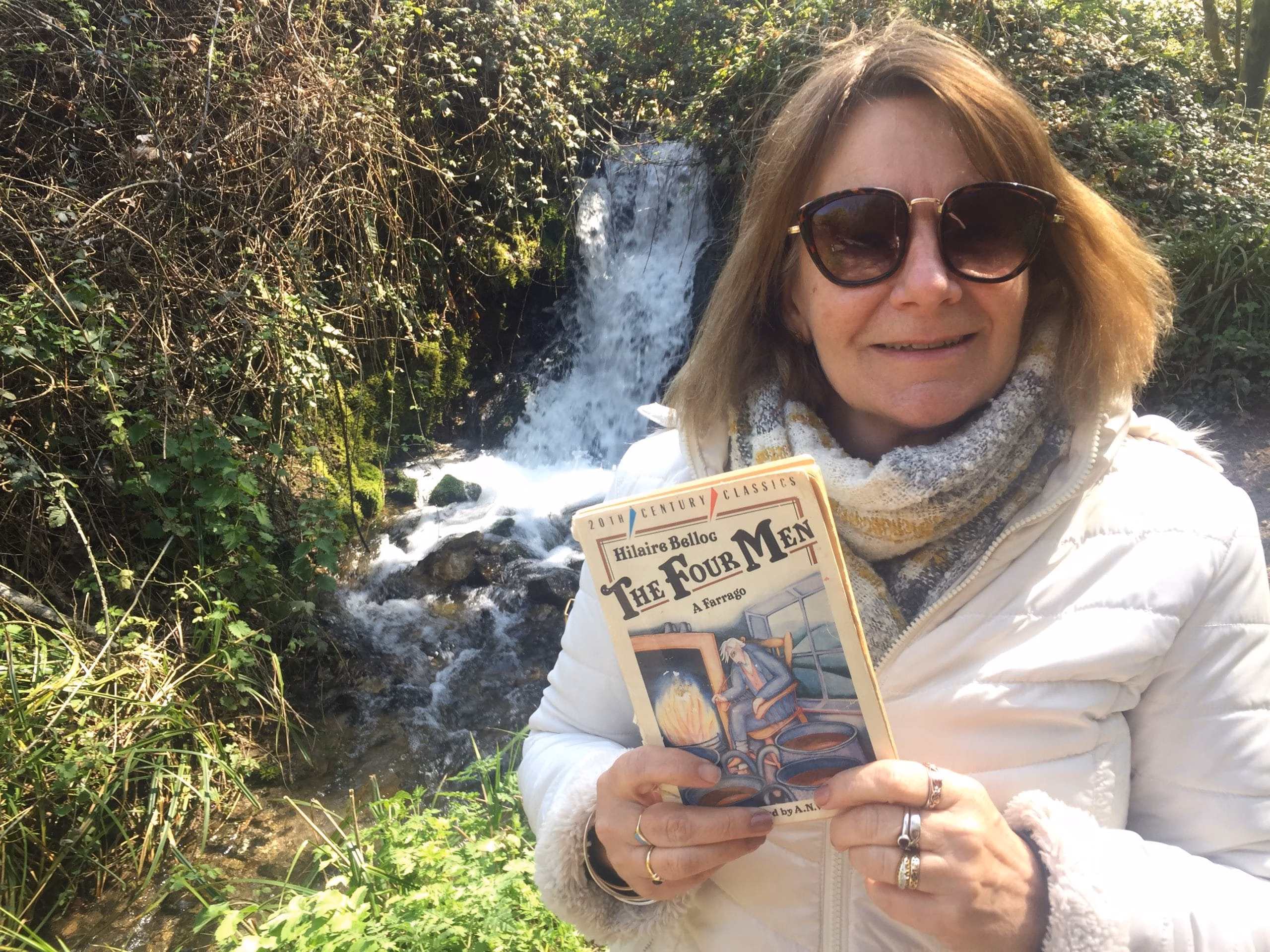 ann feloy with the four men programme