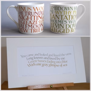 South Downs Mugs, Cards and Prints from Rosemary Eatherden