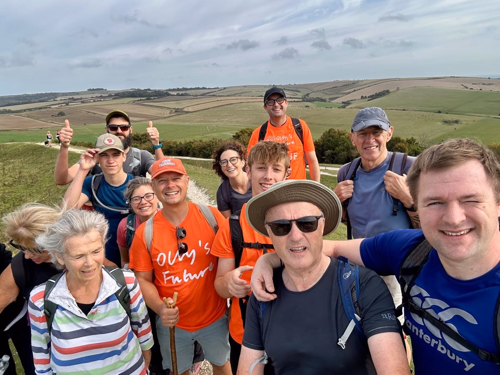 The Worthing Five Peaks Challenge – supporting Olly’s Future during World Suicide Prevention Week