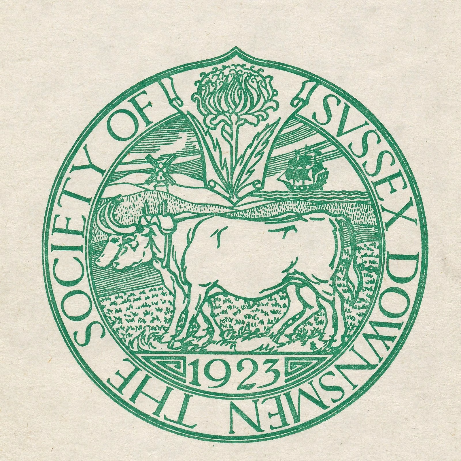 The first badge of the South Downs Society