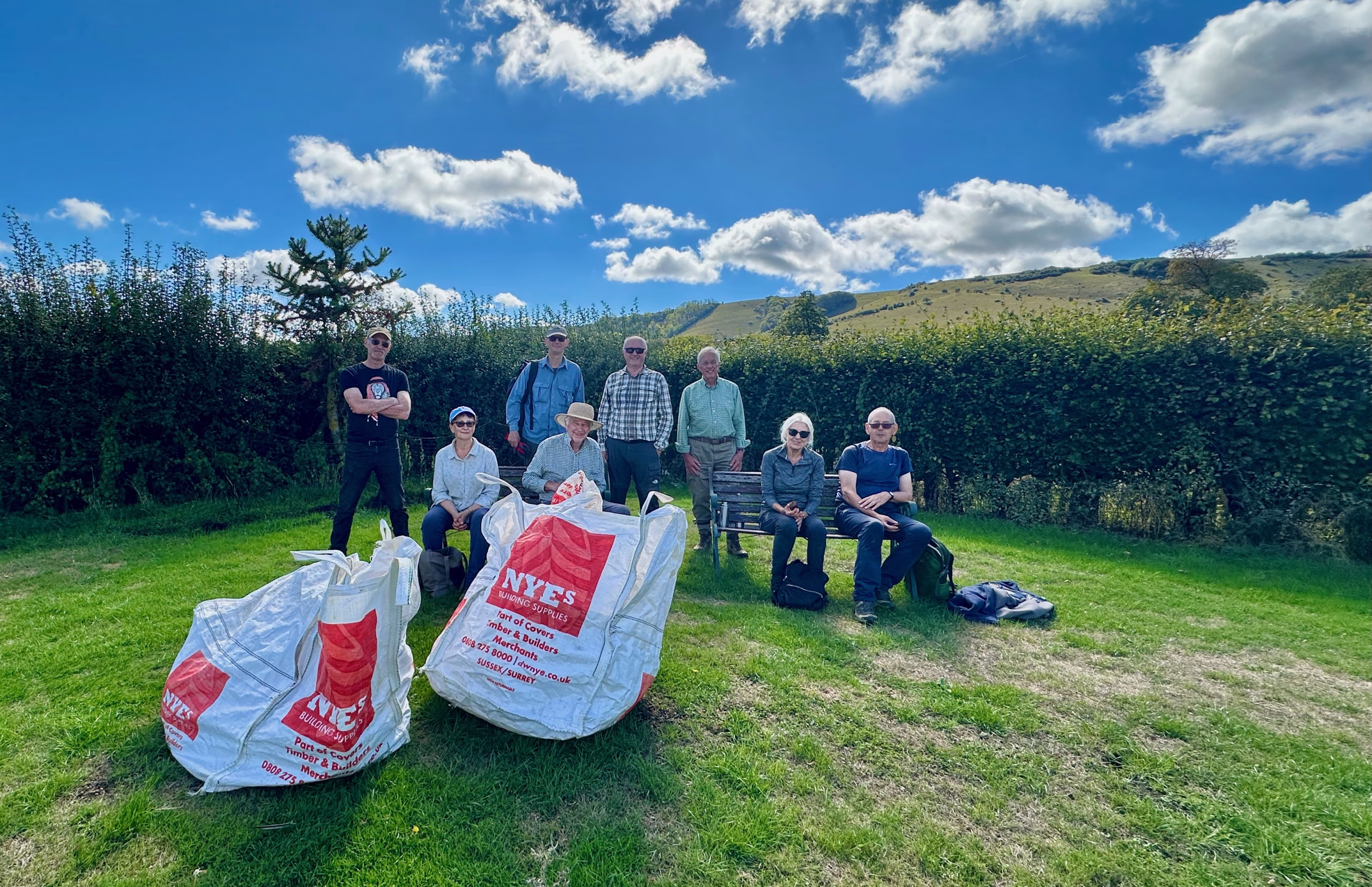 1500 Redundant Tree Guards Removed from the South Downs